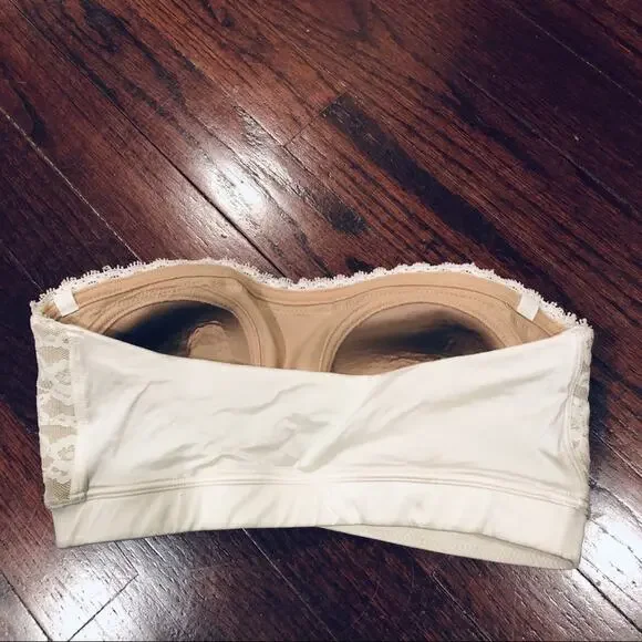 MAIDENFORM Bandeau Lace Bra Top (off white) - Picture 3 of 6